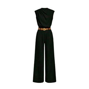 SHEIN Black Jumpsuit with Belt